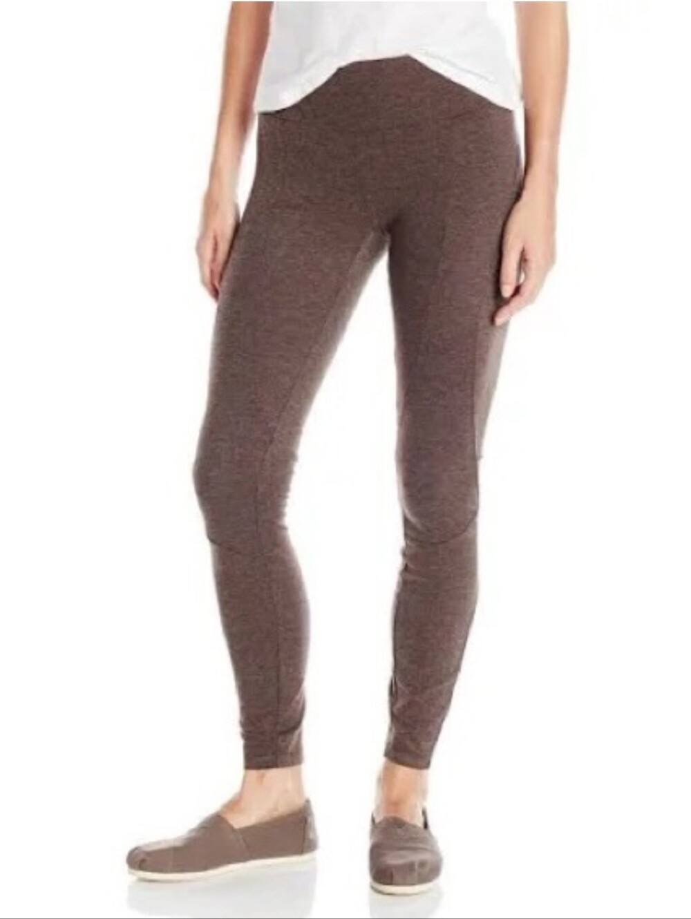 Prana Moto Legging In Heathered Brown